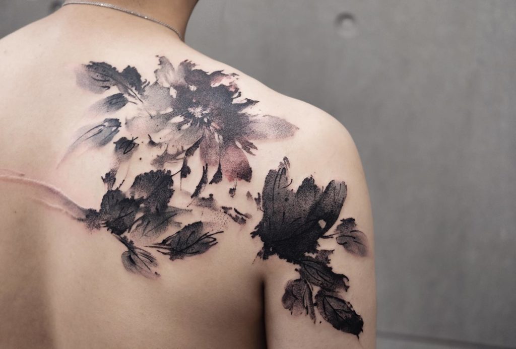 Chen Jie tattoo
