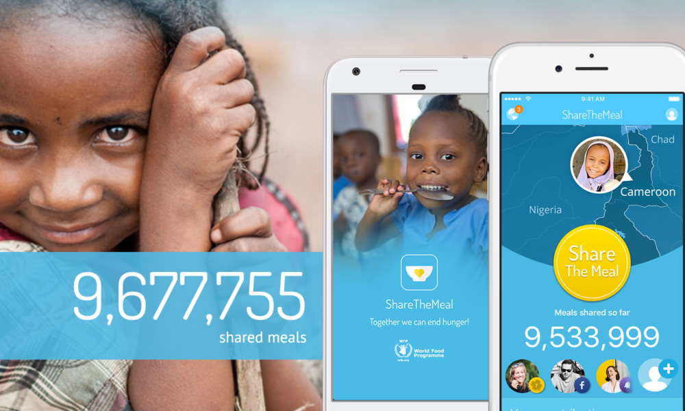 ShareTheMeal : La toute première application au monde qui lutte contre la faim