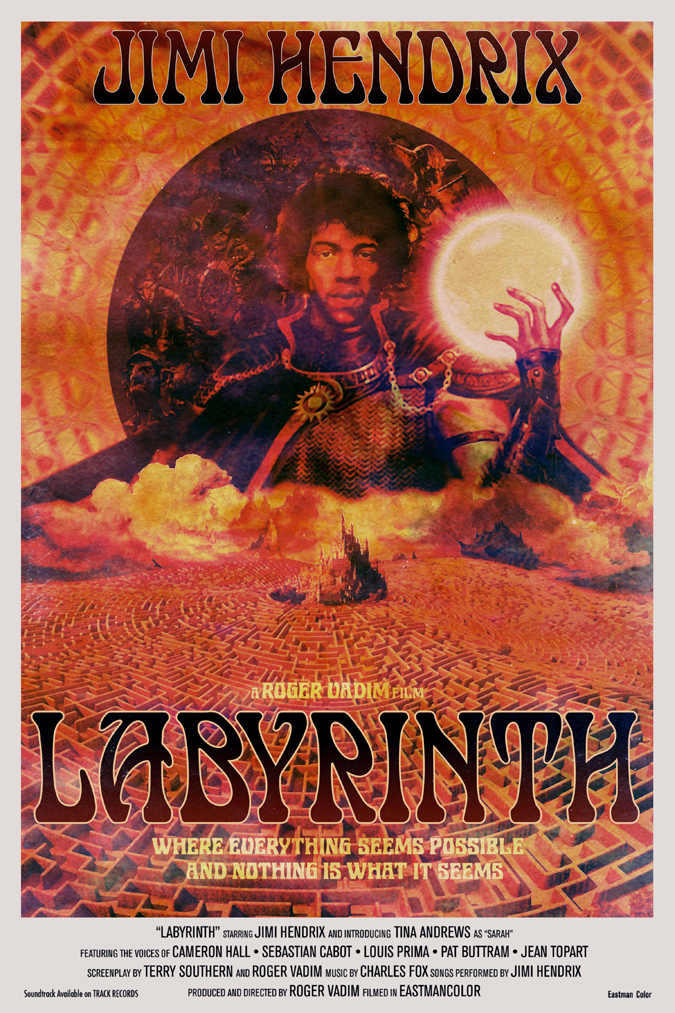 Jimi Hendrix dans le film Labyrinth