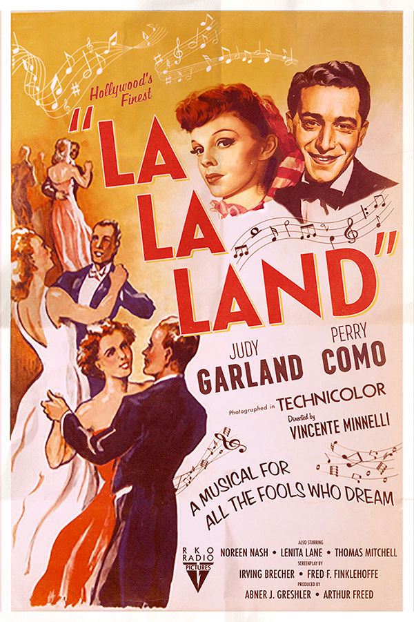Judy Garland et Perry Como dans le film La La Land