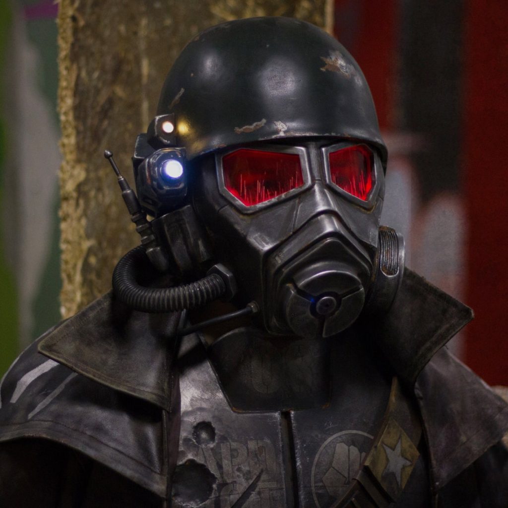 NCR ranger helmet, inspired by Fallout New Vegas atomic dragon props